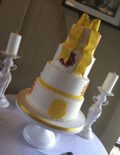 One Belle Bakery Wedding Cake