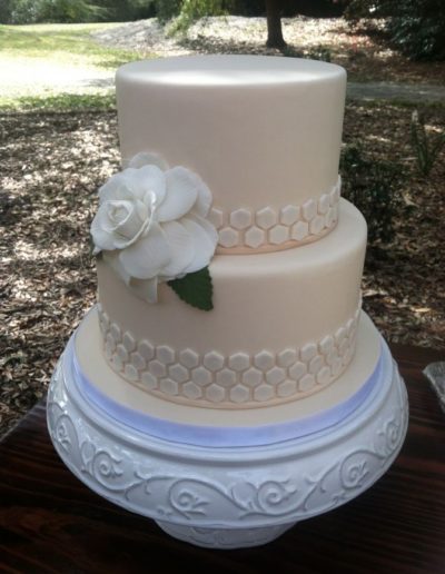 One Belle Bakery Wedding Cake