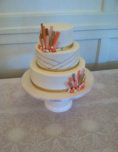 One Belle Bakery Wedding Cake