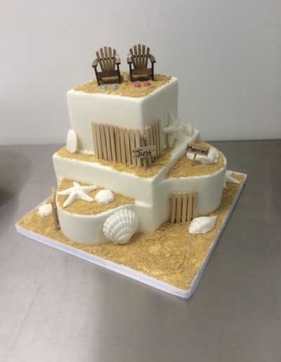 One Belle Bakery Wedding Cake