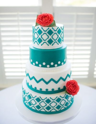 One Belle Bakery Wedding Cake