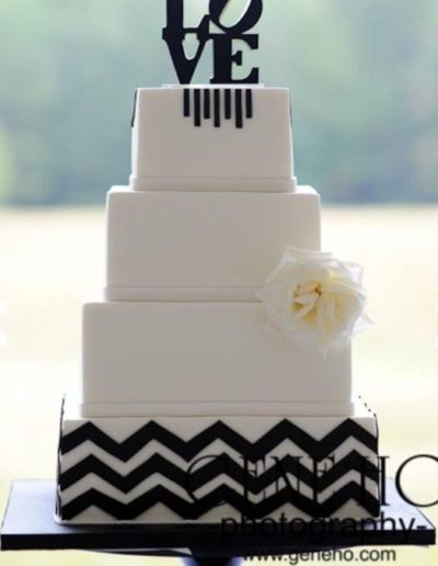 One Belle Bakery Wedding Cake