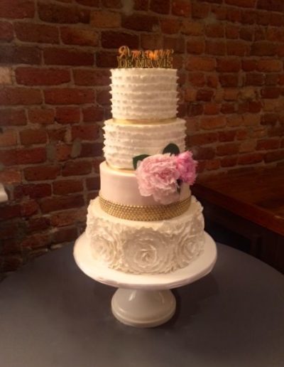 One Belle Bakery Wedding Cake